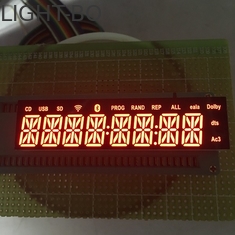 Bluetooth Audio Alphanumeric Led Display 8 Digit 14 Segment Ultra Red Easy Mounting